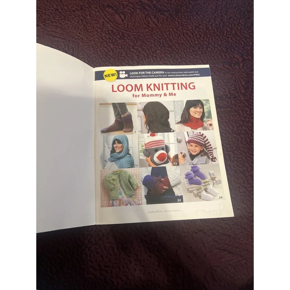 Loom Knitting for Mommy and Me Paperback By Leisure Arts Beginner Knit